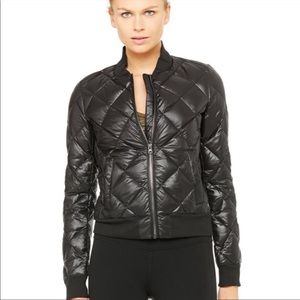 Alo Idol quilted bomber puffer jacket S